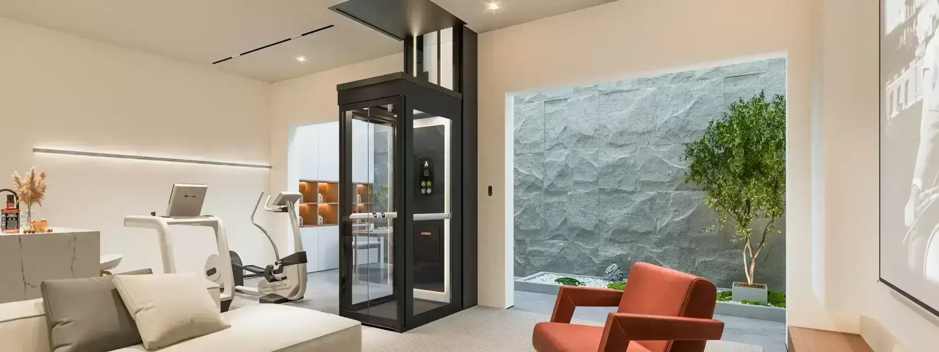 Ascenda Lift ลิฟท์บ้าน ระบบสกรู | แบรนด์ลิฟท์บ้านชั้นนำจากสวีเดน 18 Entertainment scaled