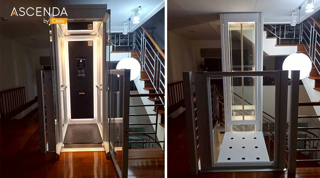 ascenda home lift size l in the middle of the staircase (2)