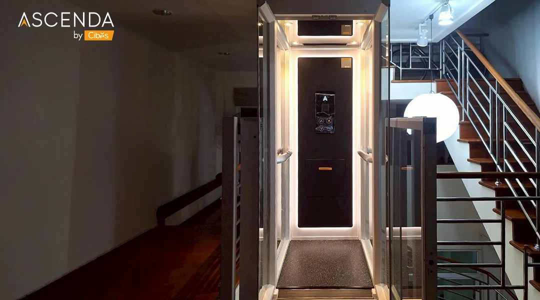 ascenda home lift size l in the middle of the staircase (3)
